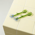 Load image into Gallery viewer, Spoon flora blue set of 2