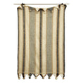 Load image into Gallery viewer, Brown striped mohair Throw