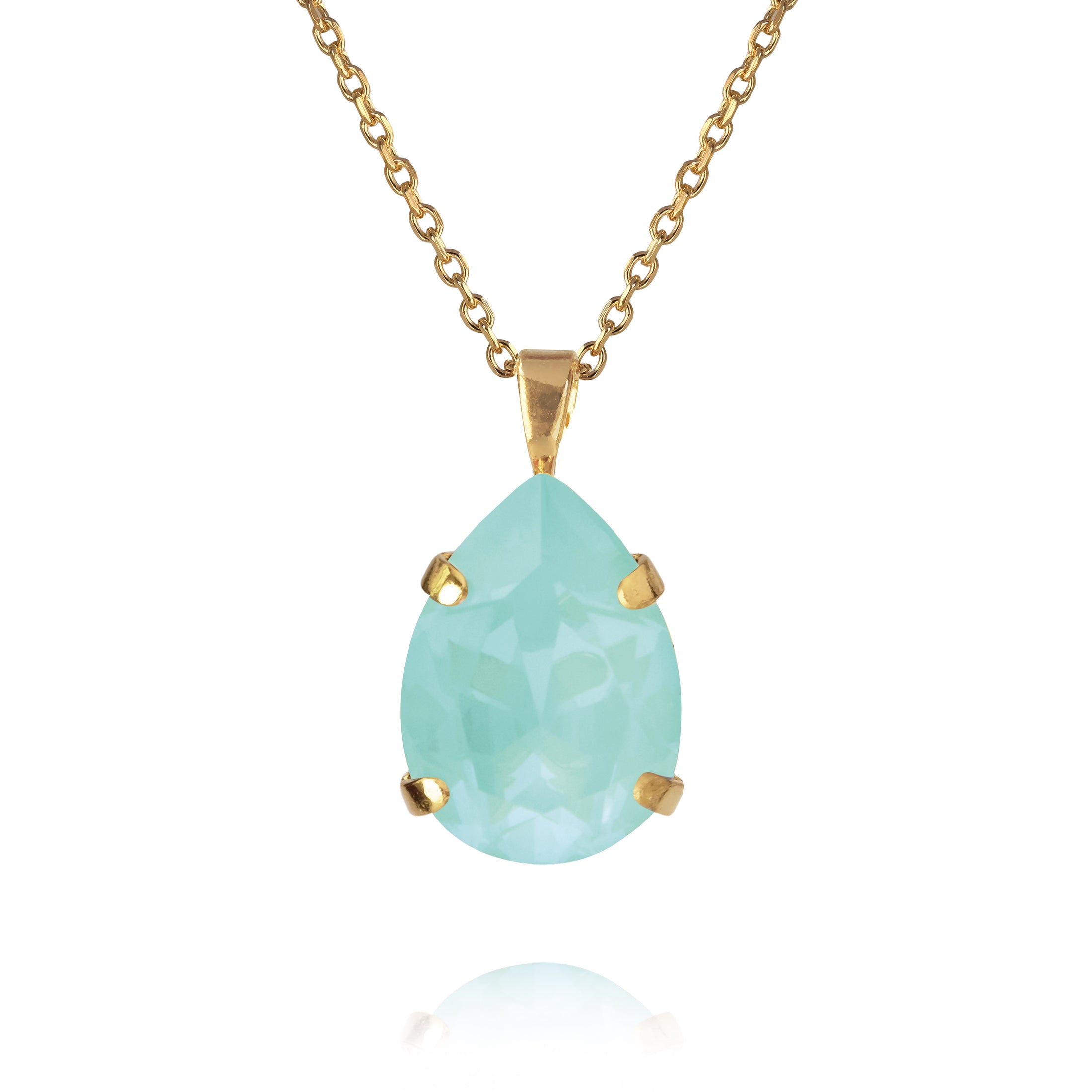 MINI DROP NECKLACE / SOFT MINT