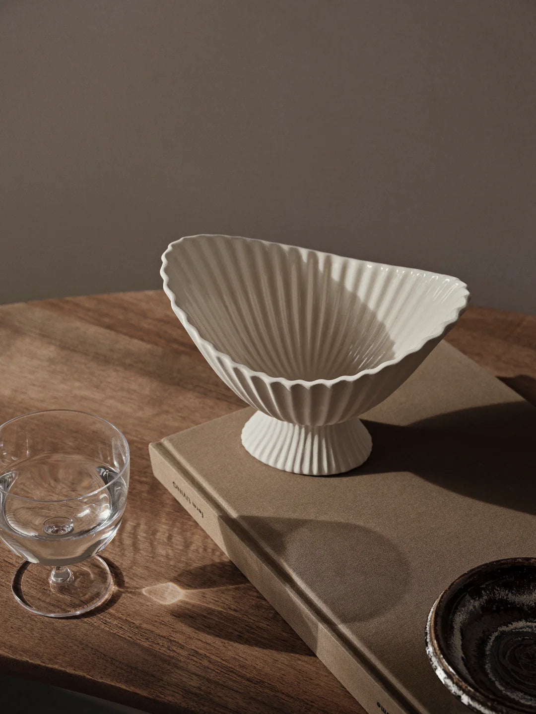 Ferm Living Fountain skål 19 cm off white