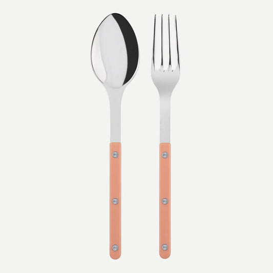 Sabre serving set Bistrot Solid, shiny, Nude Pink