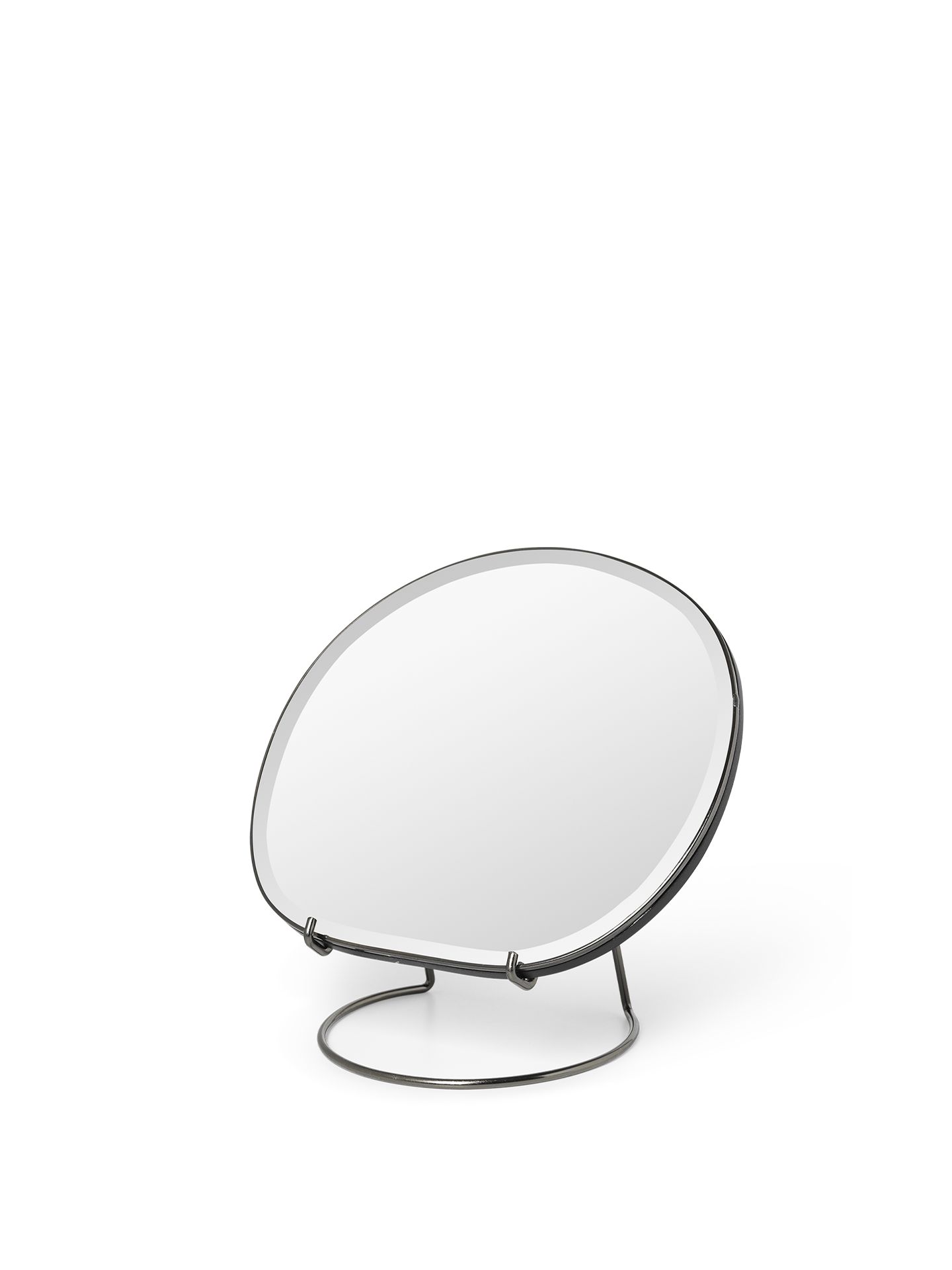 Pond Table Mirror - Dark Chrome