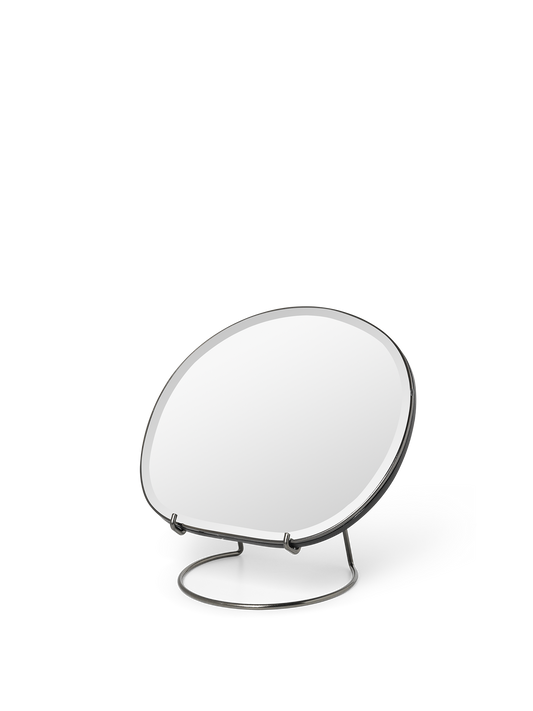 Pond Table Mirror - Dark Chrome