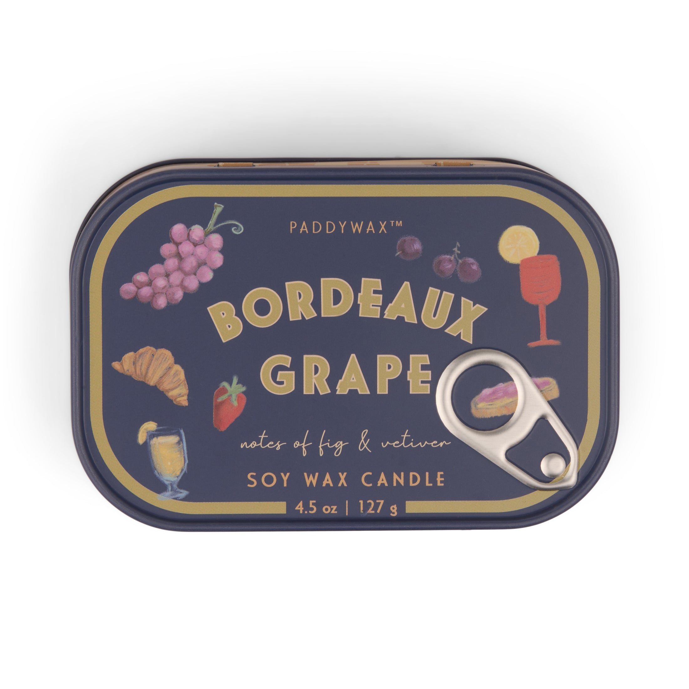 Doftljus i plåtask Bistro - Bordeaux Grape