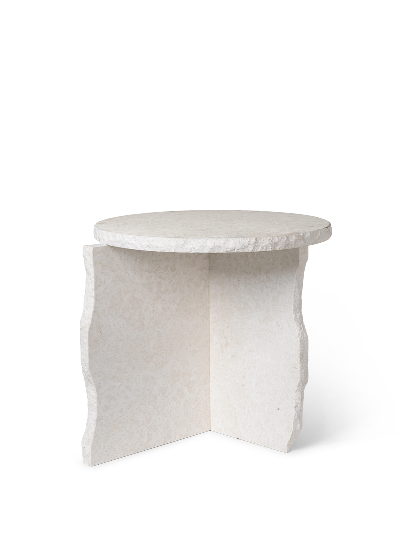 Mineral Sculptural Table - Bianco Curia