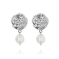 Load image into Gallery viewer, ROSITA PEARL EARRINGS/PEARL