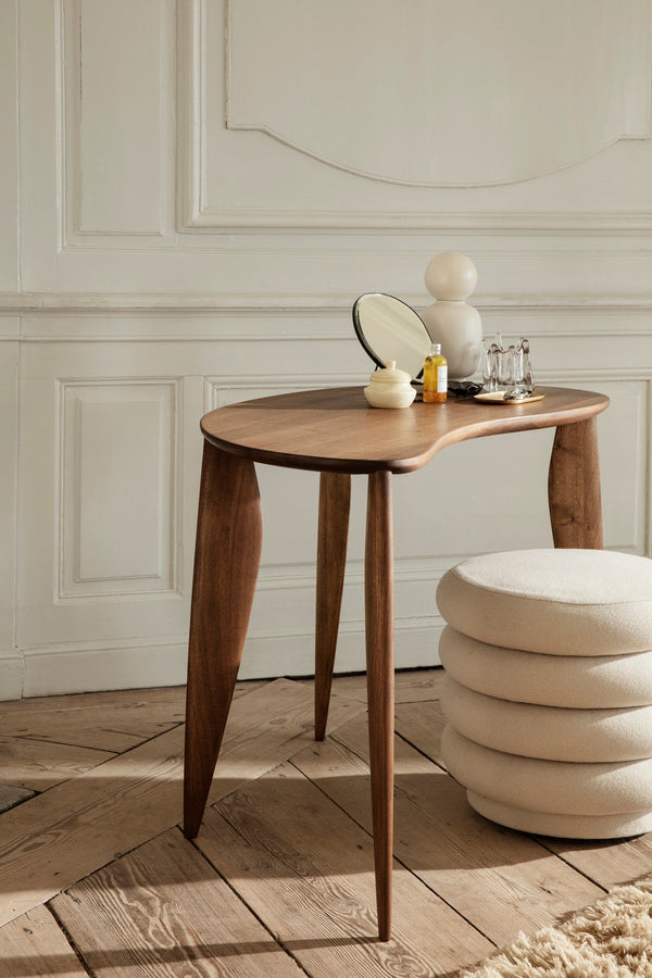 Pond Table Mirror - Dark Chrome