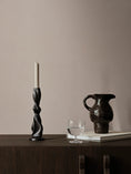 Load image into Gallery viewer, Ferm Living Gale Candle Holder - H25 - Blackened Aluminium