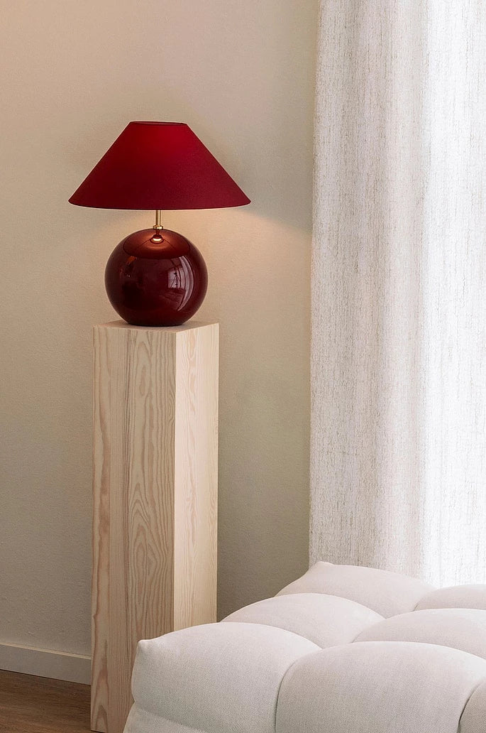 Bordslampa Burgundy 35 cm