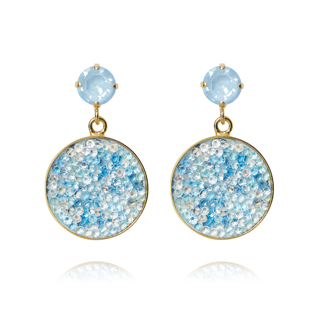 CHLOE EARRINGS GOLD SKY COMBO