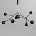 Load image into Gallery viewer, Drop Chandelier Globe - Burned Black Beställningsvara