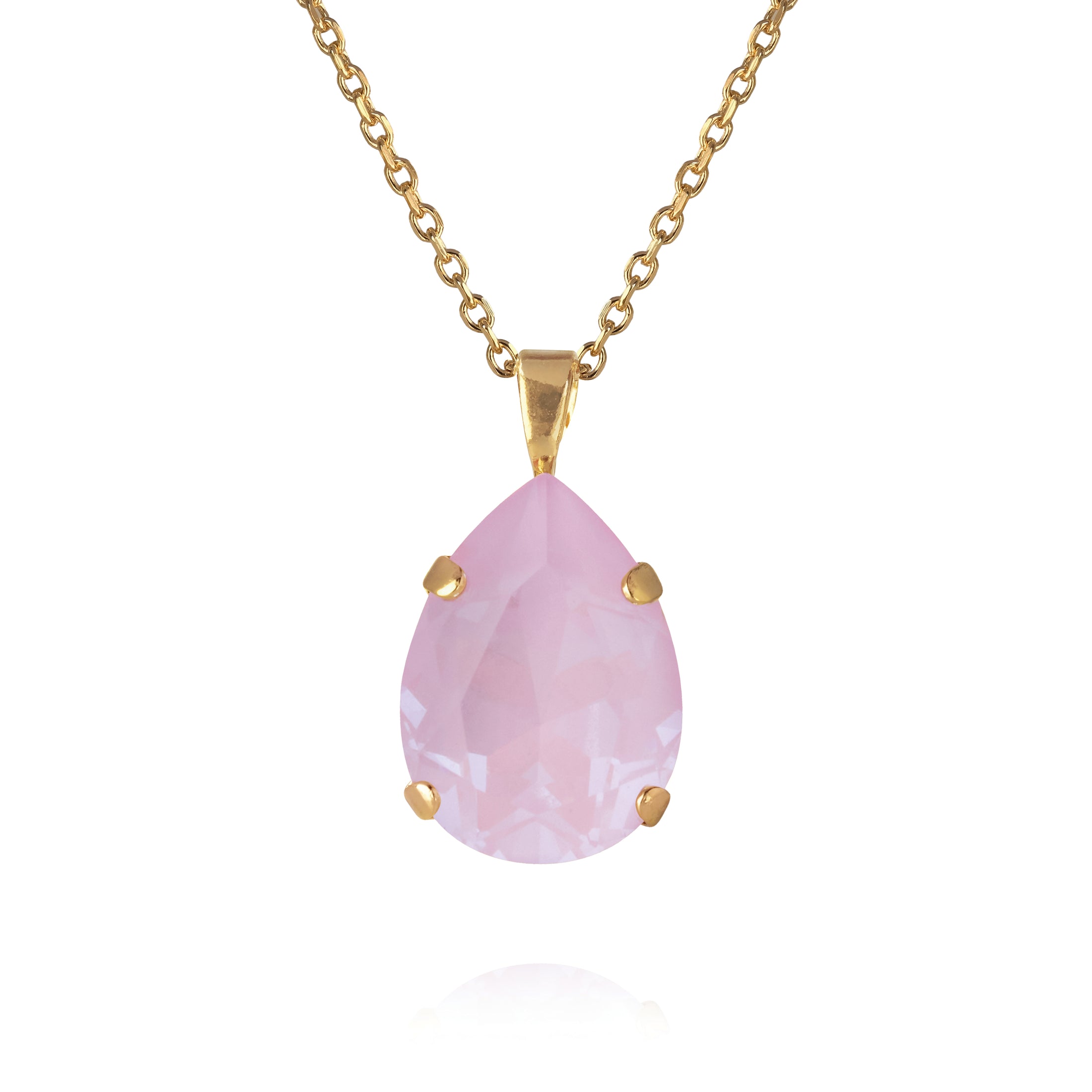 MINI DROP NECKLACE / SOFT PINK