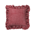 Load image into Gallery viewer, Vichy cushion cover - Burgundy 40x40 cm