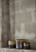 Load image into Gallery viewer, Aria Ljuslykta Brun/grå 10 cm