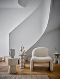 Load image into Gallery viewer, Cove Vase, White, Stoneware