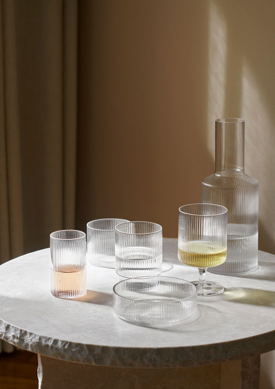 Ripple Glasses - Set of 4 - Clear