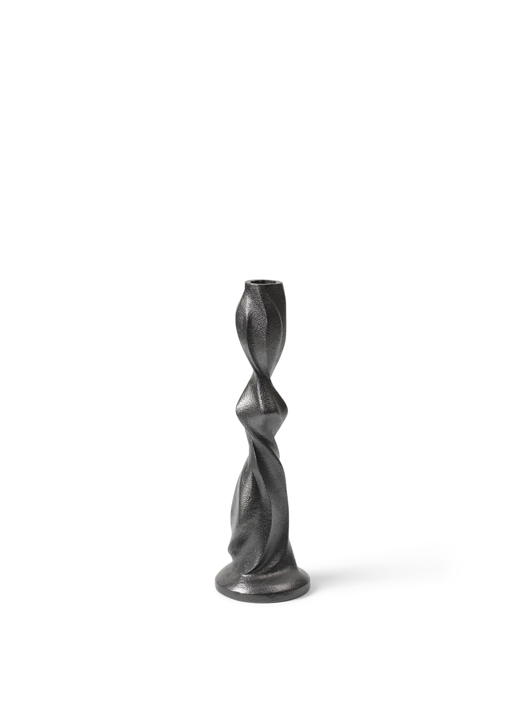 Ferm Living Gale Candle Holder - H25 - Blackened Aluminium