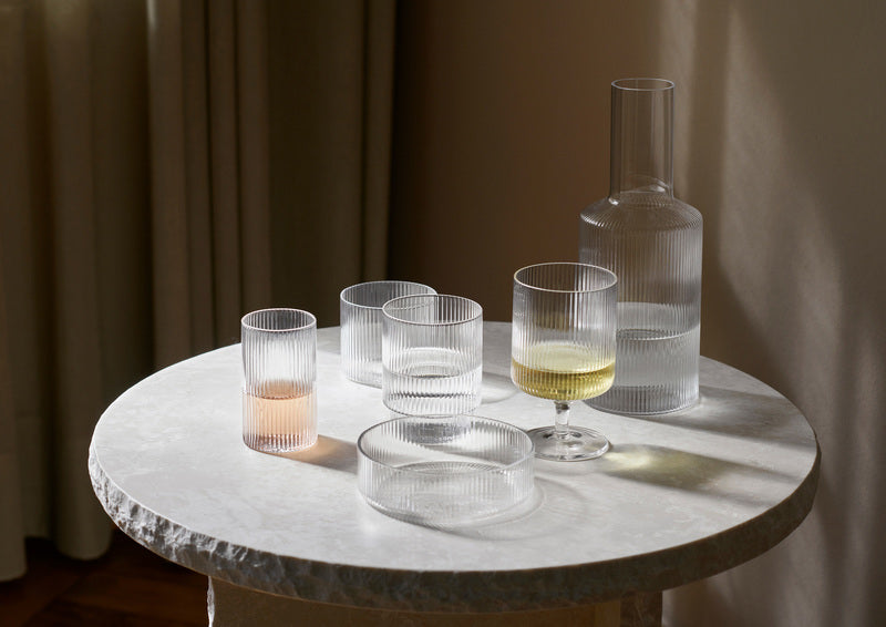 Ripple Glasses - Set of 4 - Clear