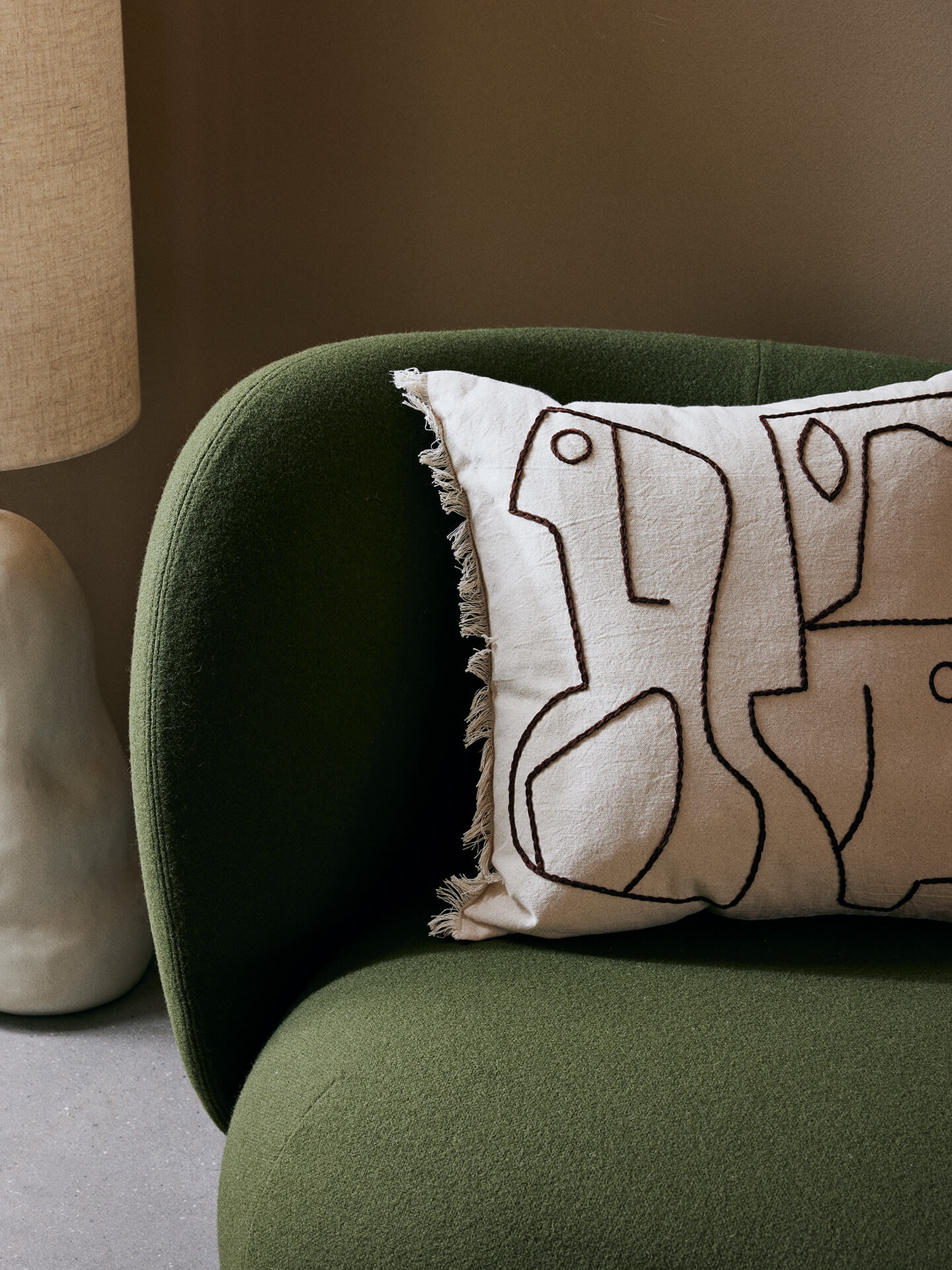 Ferm Living Figure cushion ( inkl innerkudde)