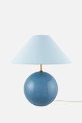 Load image into Gallery viewer, Bordslampa duvblå