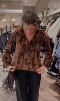 Load image into Gallery viewer, Sammetsblus Espresso/Brun