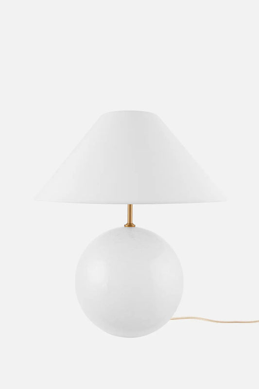 Bordslampa vit
