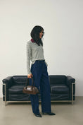 Load image into Gallery viewer, LUANE TOP CARYLL BLACK STRIPE