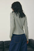 Load image into Gallery viewer, LUANE TOP CARYLL BLACK STRIPE