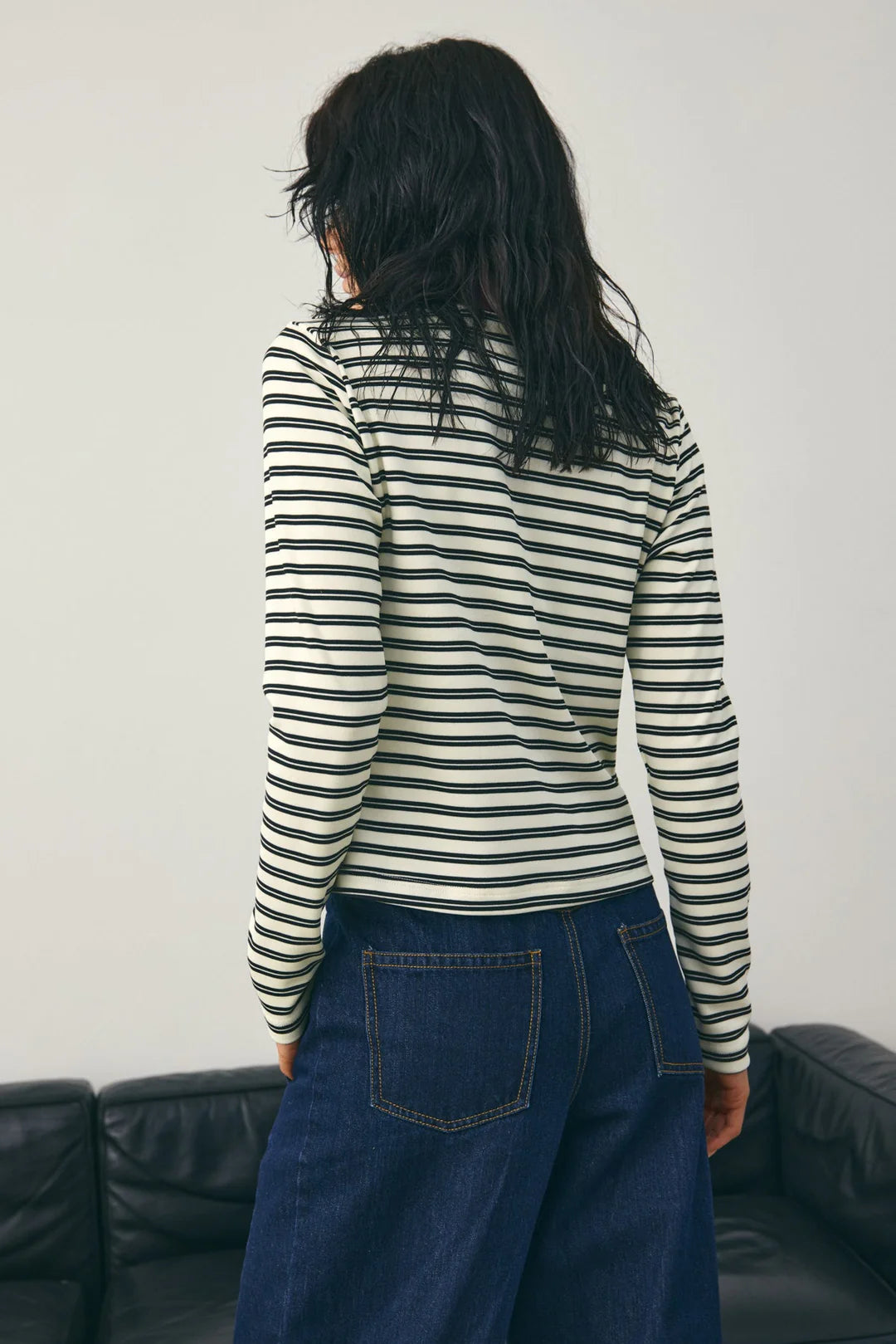 LUANE TOP CARYLL BLACK STRIPE