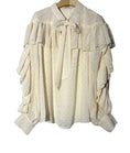 Load image into Gallery viewer, Luxe blouse Creme