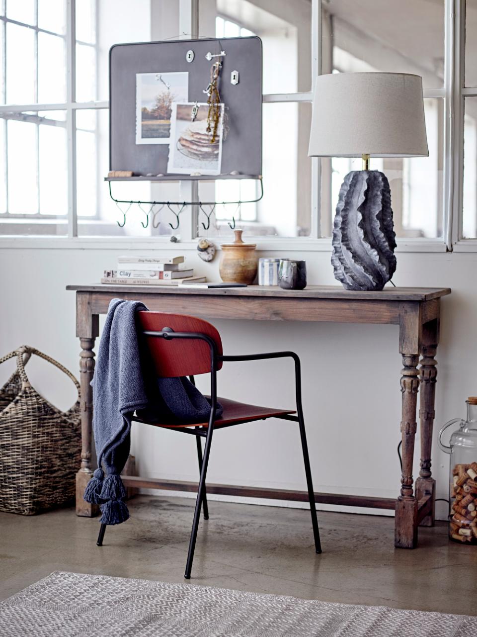 Natika Table lamp, Blue, Terracotta ( hämtas i butik)