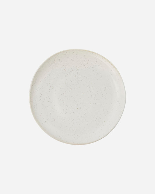 Frukosttallrik pion - grå / vit