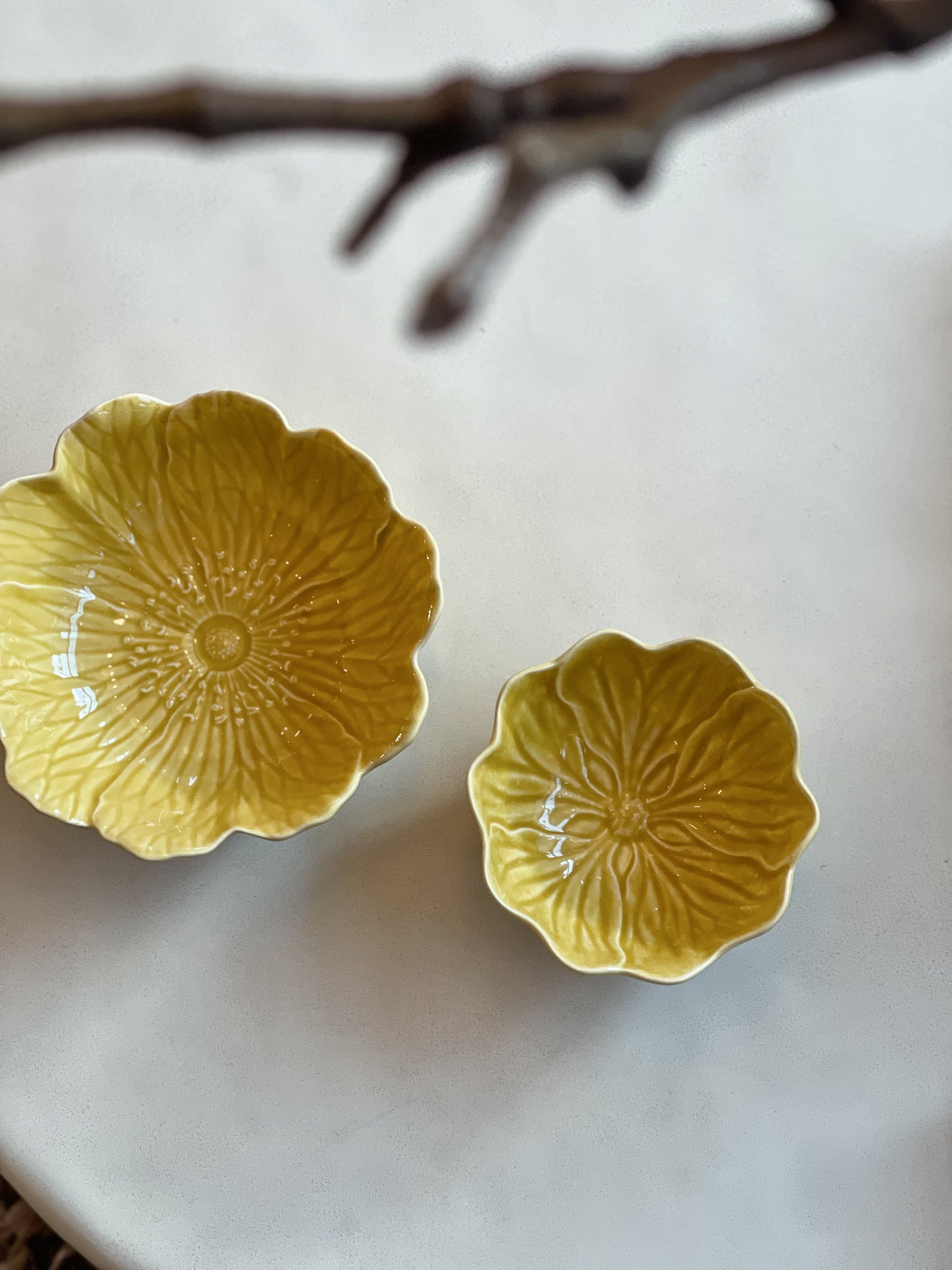 Flora skål gul 12,5 cm