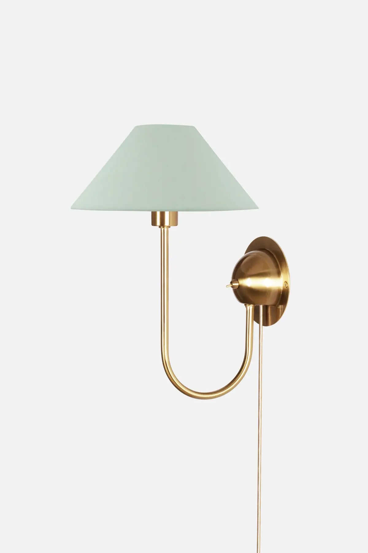 Vägglampa Iris grön
