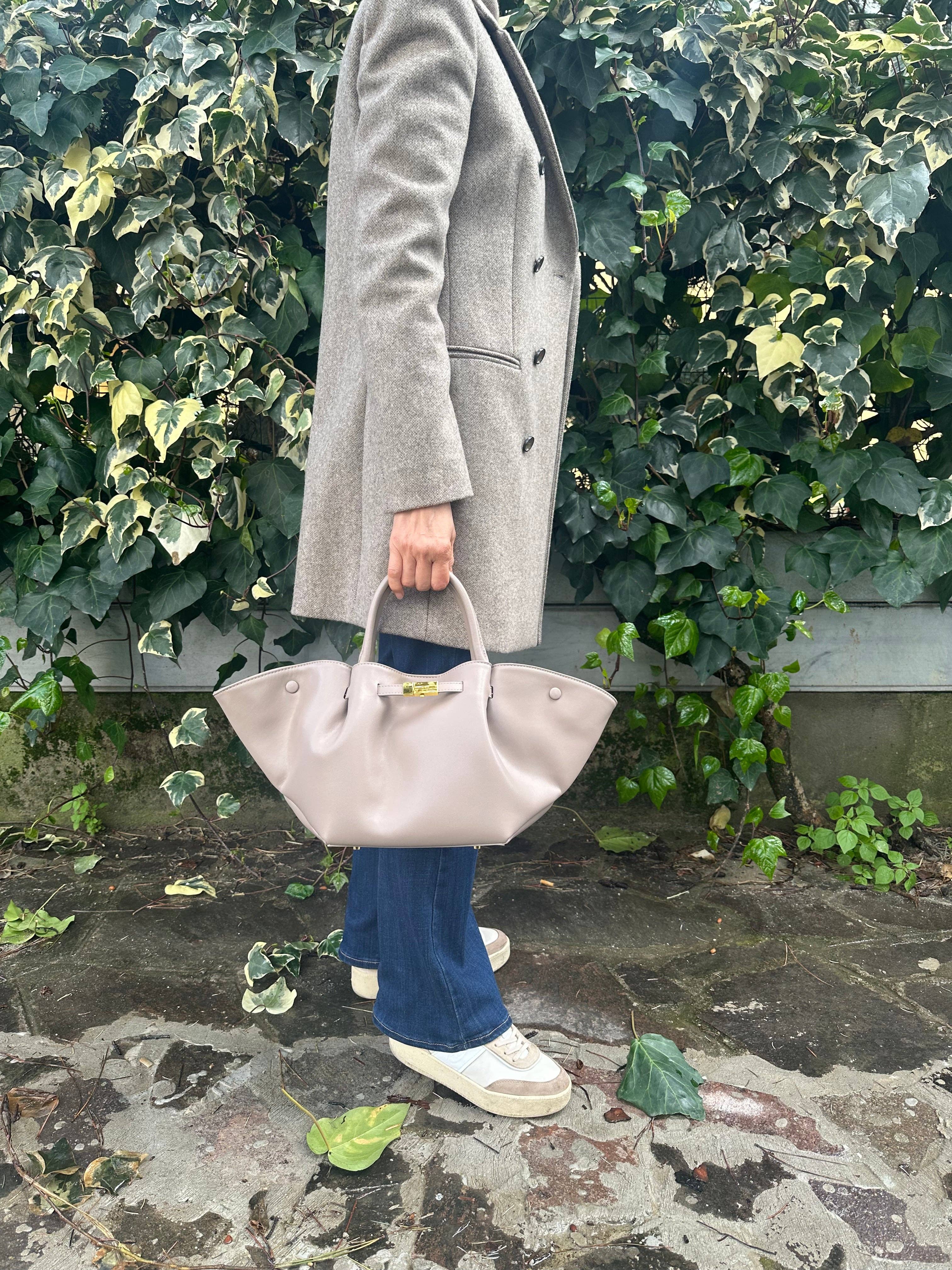 CHRISTIN- Äkta läder: Brun