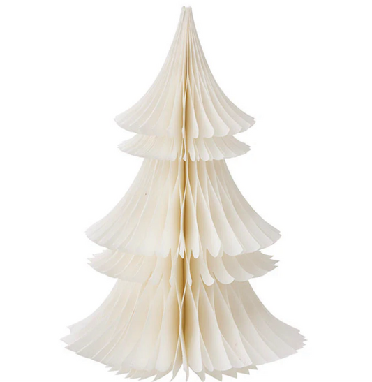 Honeycomb Tree Fir H30cm Cream