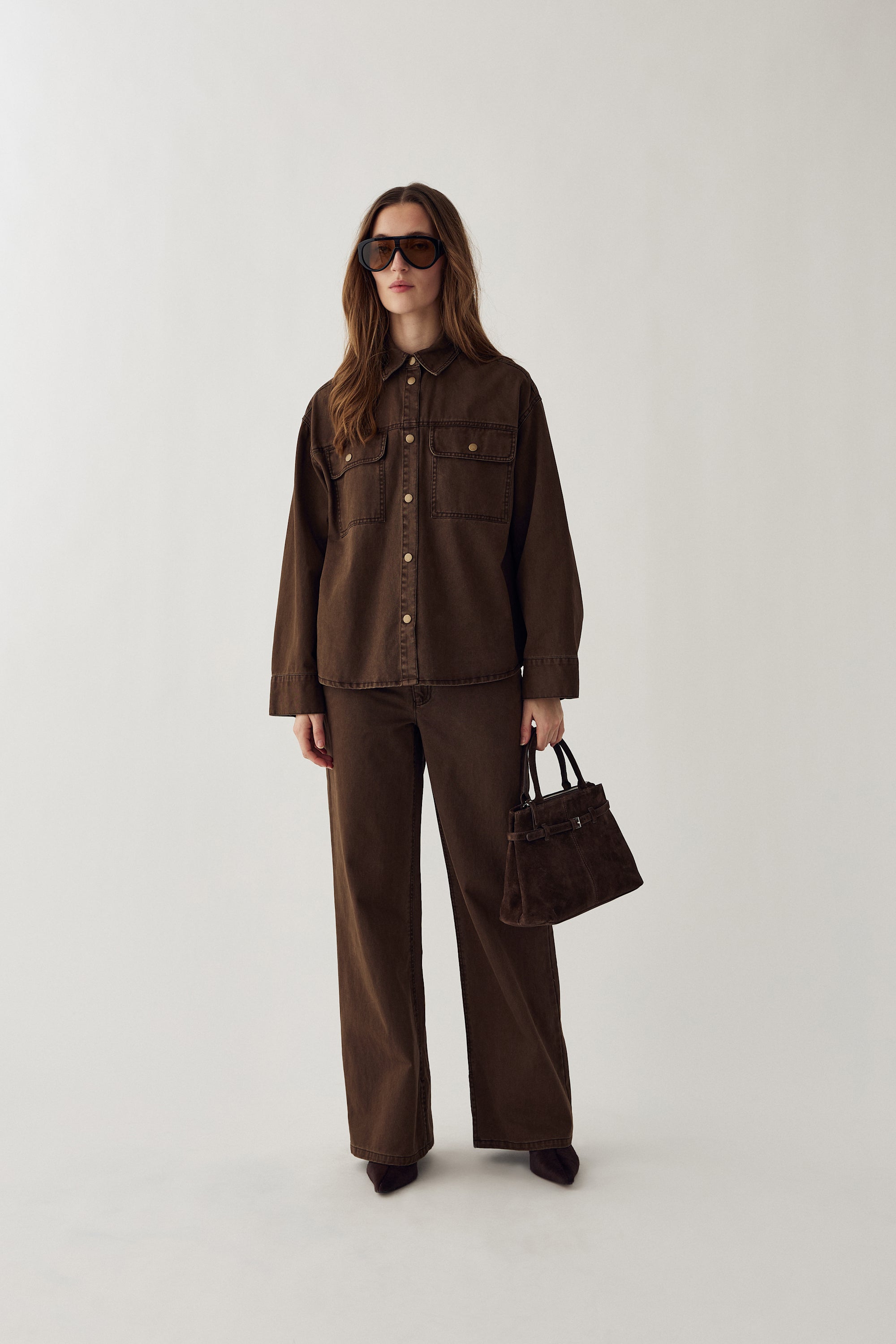 N-Maribella MW Pants Cocoa Brown