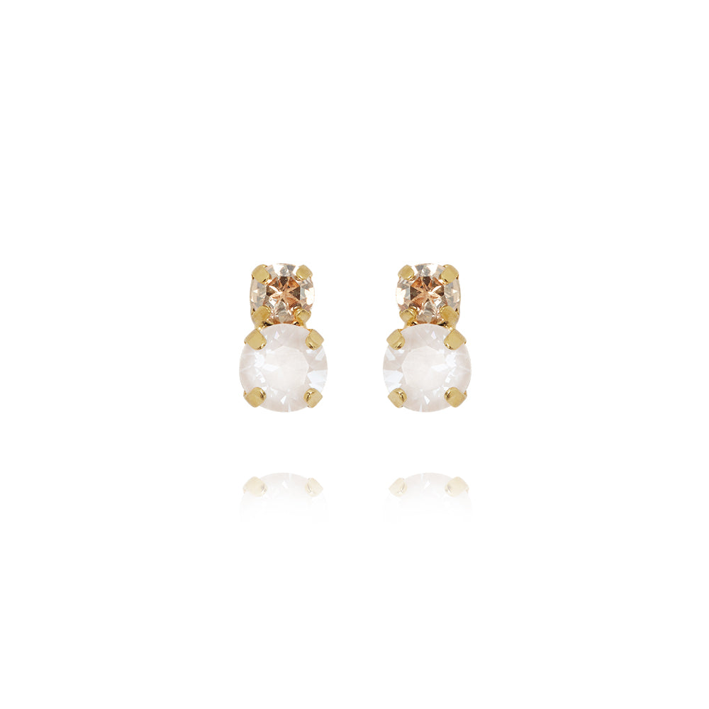 LEAH EARRINGS/ELECTRIC WHITE COMBO