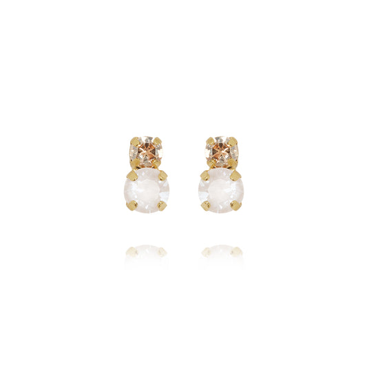 LEAH EARRINGS/ELECTRIC WHITE COMBO