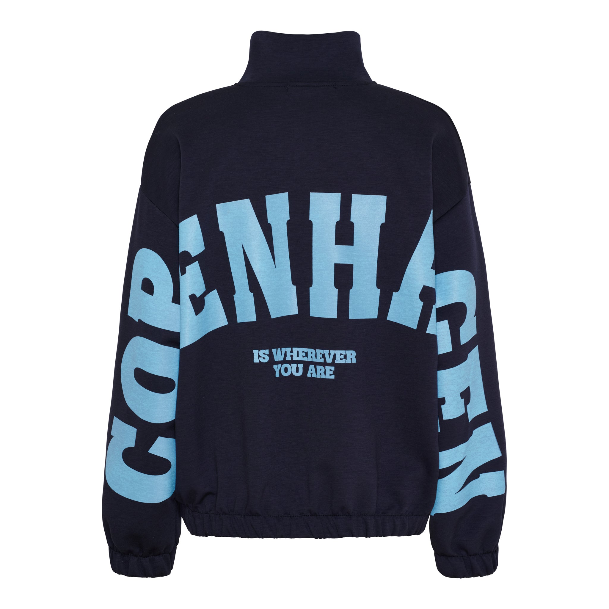 MdcNete Copenhagen Cardigan w ZIP Marine/Blå
