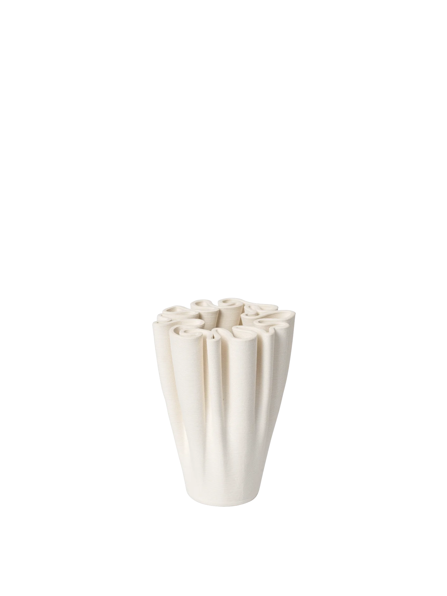 Dedali Vase Off White Small