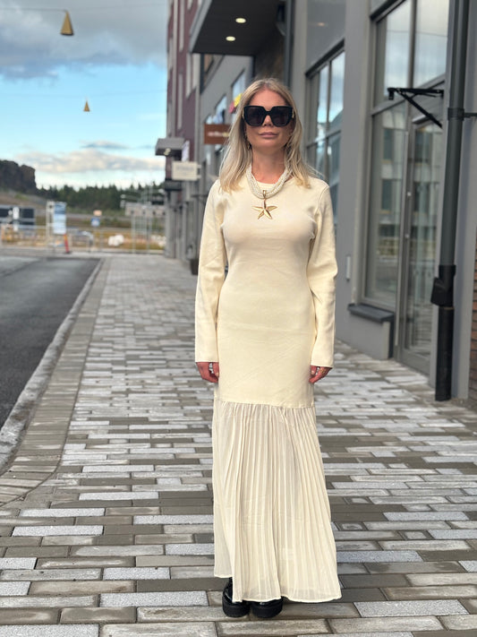 Stacy klänning cremevit