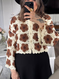 Load image into Gallery viewer, Eila virkad kofta Camel

