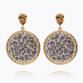 Load image into Gallery viewer, Alexandra earrings gold leo
