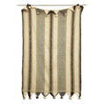 Load image into Gallery viewer, Brown striped mohair Throw
