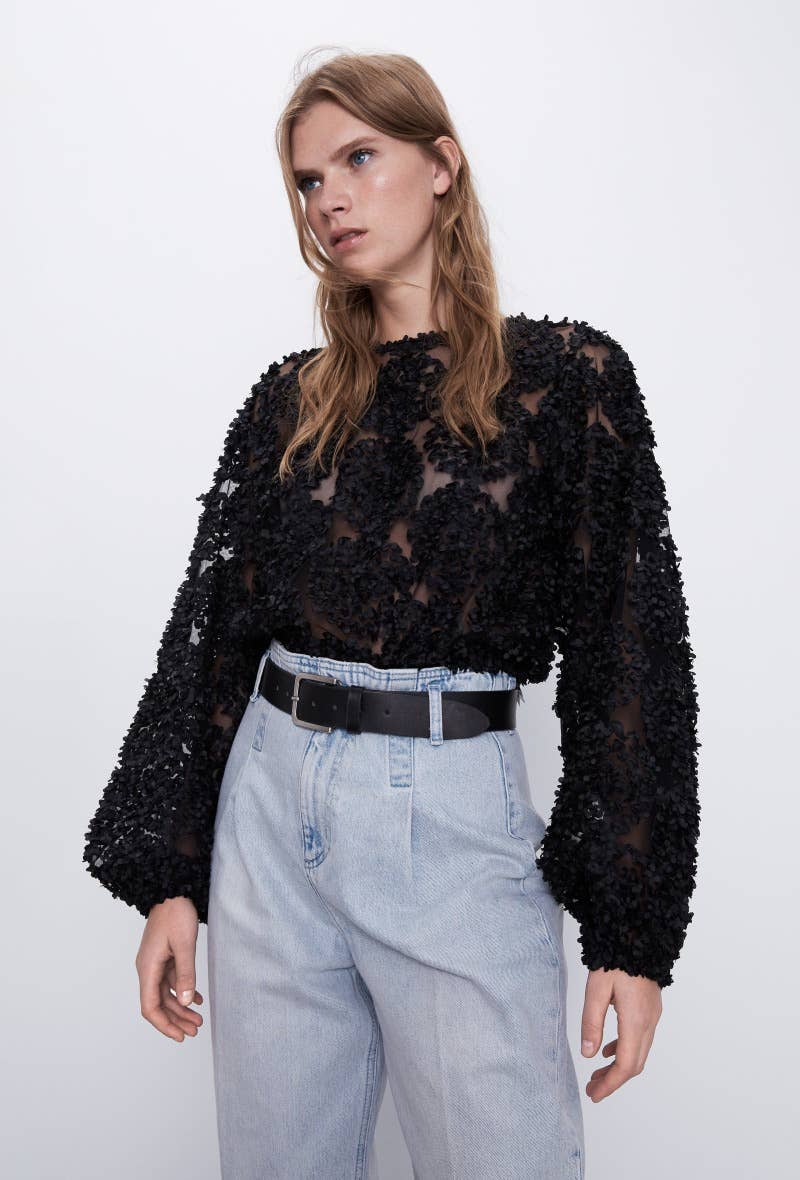 Naomi blus svart
