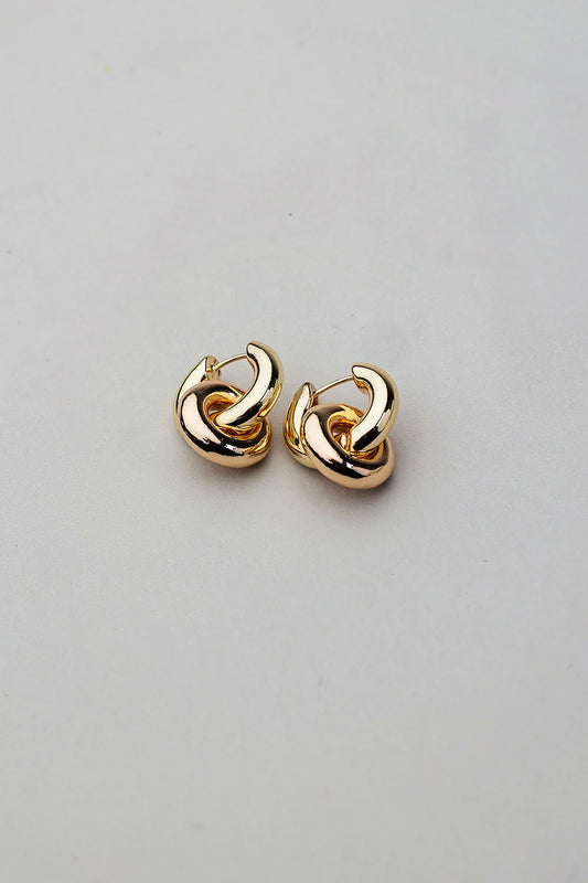 GOLD KNOT EARRINGS