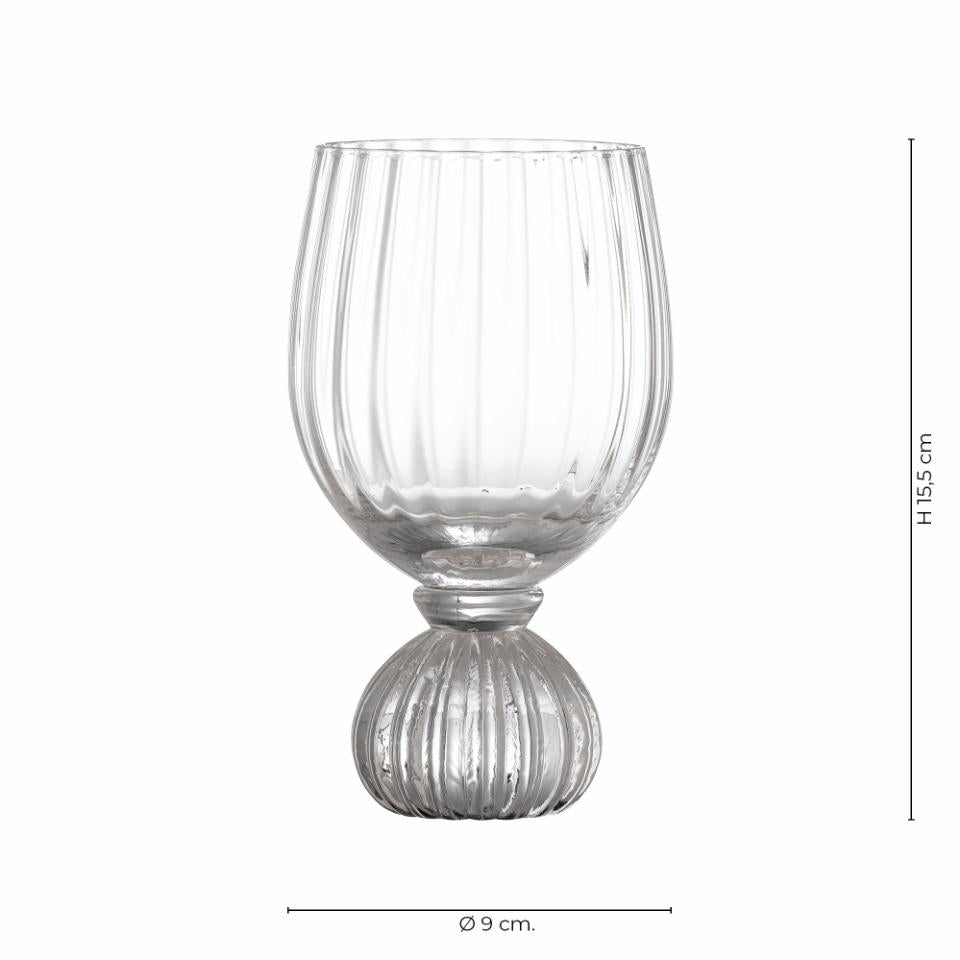 Taurin Wine Glass, Clear, Glass 2 pack