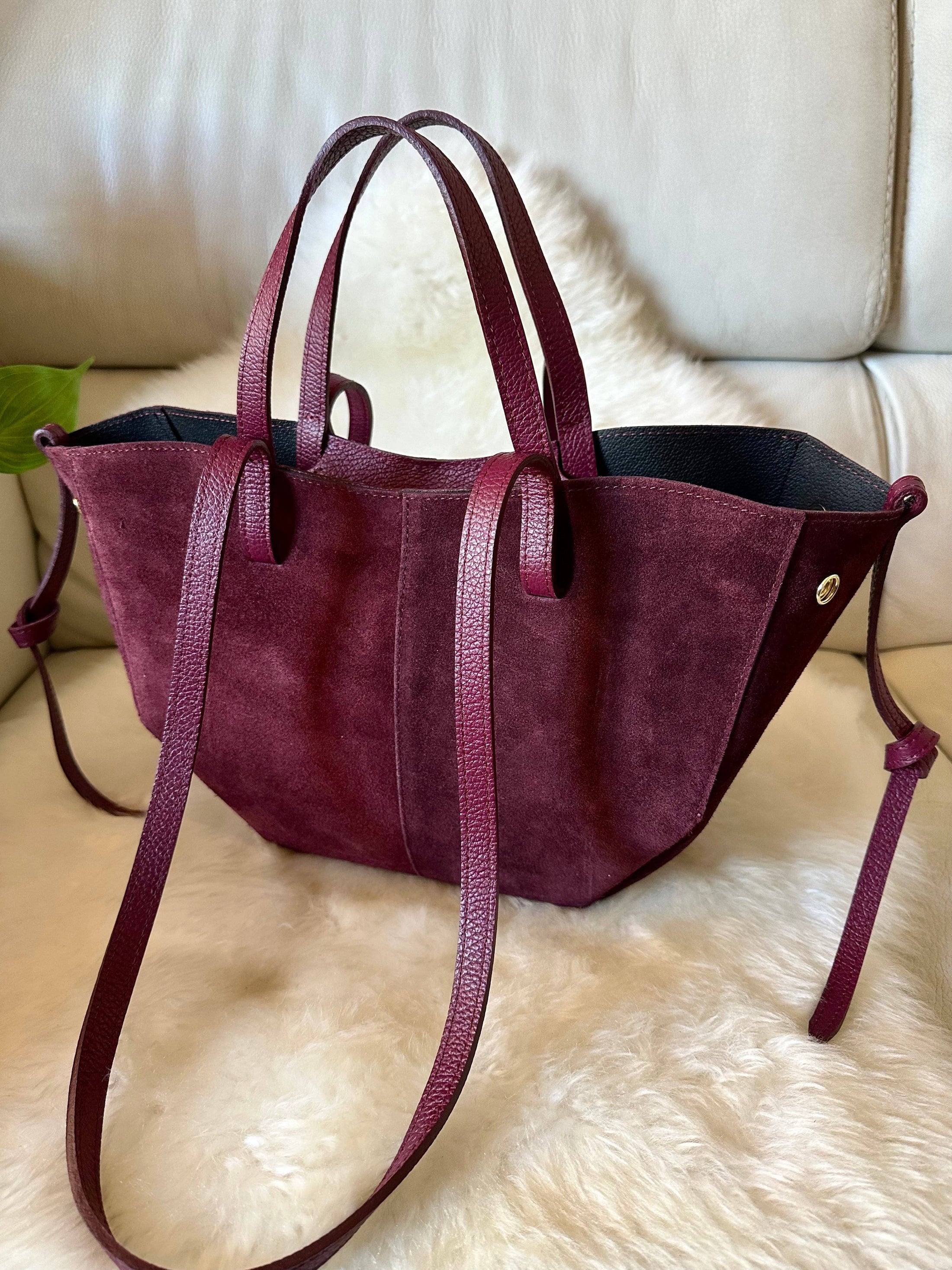 DAPHNE mocka - handväska: Burgundy