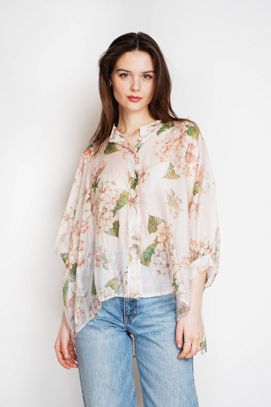 Felicia skjorta i tencel Beige